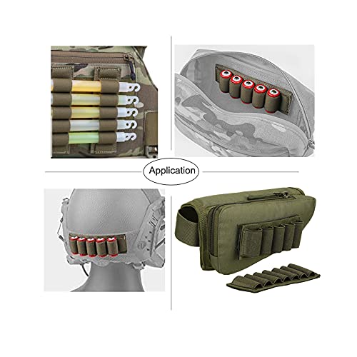 2 Packs Shell Card Holder for Rifle Shotgun Cartridge Ammo 12/20 Gauge