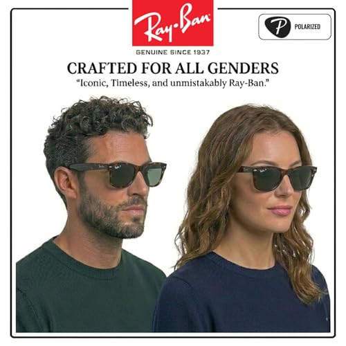 Image of Ray-Ban RB2132 NEW WAYFARER CLASSIC Square Shaped Sunglasses for Men & Women with Official RAYBAN Eyewear Kit