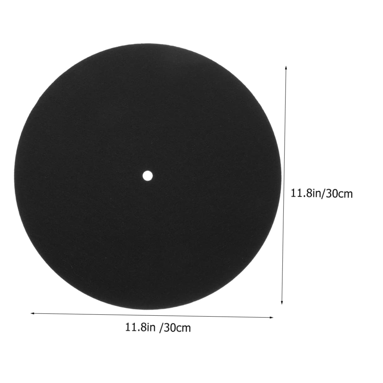 Alasum 6piezas Alfombrillas De Protección Para Discos De Vinilo De Unidades Antiestáticas Fieltro Reducción De Vibraciones y Ruido Para Tocadiscos