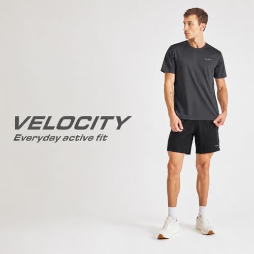 Image of Pepe Jeans Men's Solid Polyester Regular Fit T-Shirt | Lightweight Quick-Dry Athleisure Tee for Sports, Gym & Casual Wear | Moisture-Wicking Fabric | Round Neck | Short Sleeves | Active Comfort