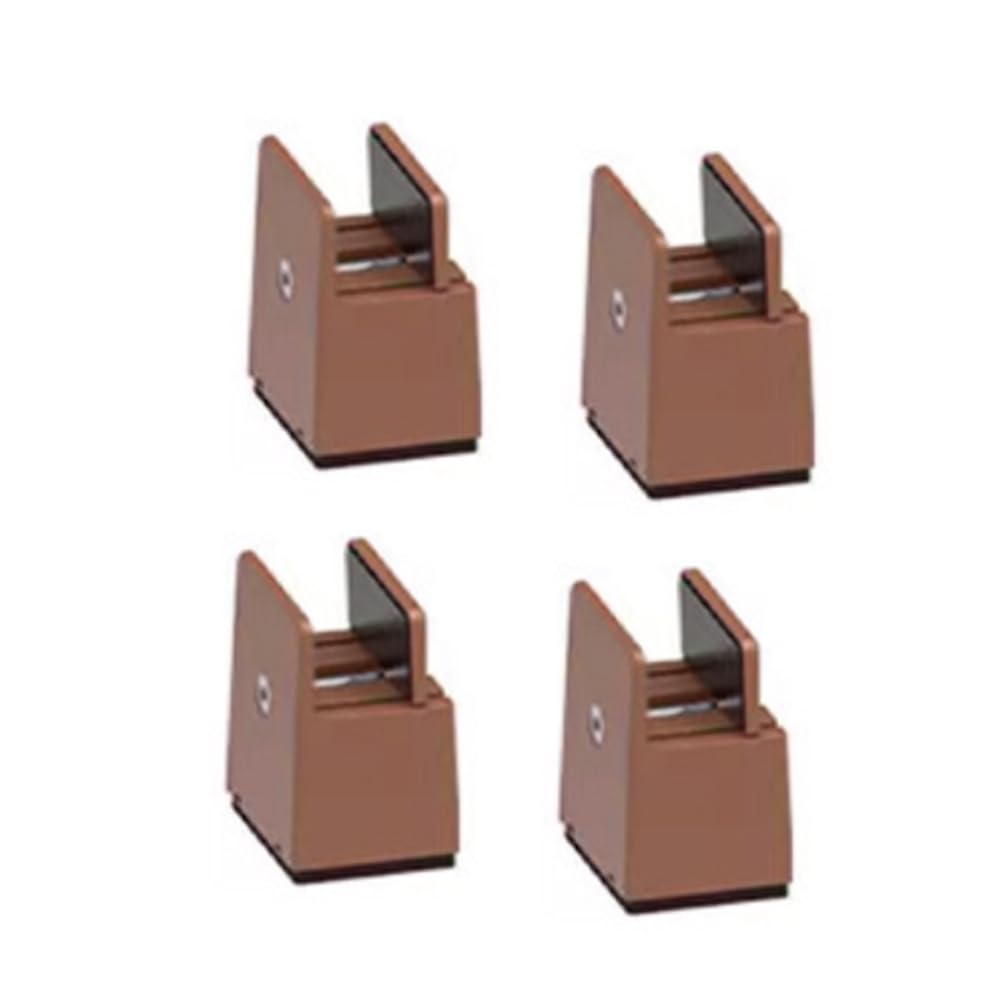 IJSDNVJNDX 4PCS Adjustable Chair Feet Riser Clamp 5cm Heavy Duty Sofa Tables Bed Furniture Risers with Clamp