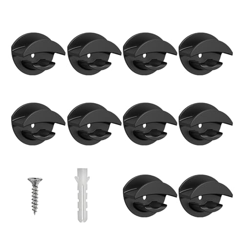 Perchas para sombreros, 10 piezas con soporte para sombrero antideslizante, ganchos adhesivos sin taladrar para abrigos y llaves de cocina, entrada dormitorio dormitorio, cuarto de baño, sala de estar