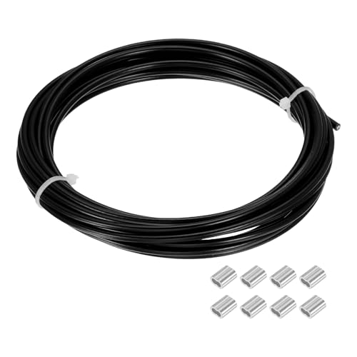 Cable de acero para colgar luces y crear enrejados en el jardín exterior