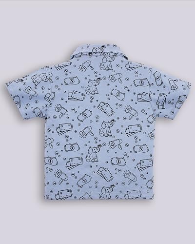 Image of 3BROS Baby Boys & Baby Girls Pure Cotton Clothing Set Casual Half Sleeves Shirt with Shorts Set For Boys & Girls