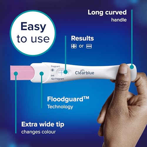 Clearblue Pregnancy Test, Rapid Detection, Result As Fast As 1 Minute, Kit of 2 Tests, Easy At Home Pregnancy Test, Packaging May Vary - Image 5