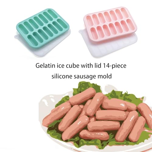 Molde de silicona para cubitos de hielo con tapa miniatura 2