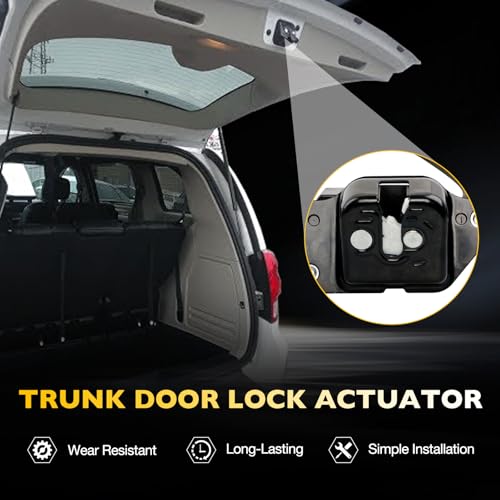 Image of Rear Tailgate Lock Actuator Compatible with Dodge Town & Country, Grand Caravan, Journey, Commander, Ram C /V Trunk Liftgate Latch Actuator Replaces#4589243AA 4589243AG