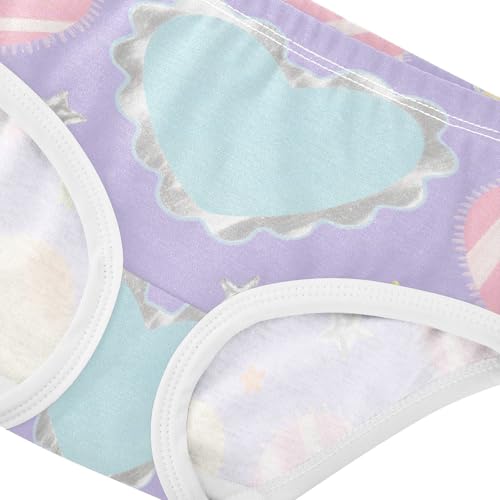 GuoChe Briefs Underwear Moisture Wicking Breathable Toddler Underwear for Baby Girls in Sizes 2T,3T, 4T, 5T, 6Y and 8Y4