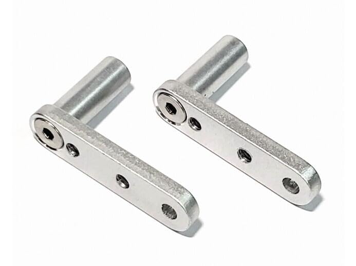 STAZKO SH816-7 Metal Aluminum Servo Mount Silver for Tamiya 1/10 Scale Off Road Buggy Tamiya BB01 BBX BB-01 Chassis RC Car