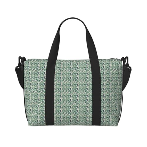 Sac de voyage pour le week-end et le sport avec imprimé palmier exotique chic