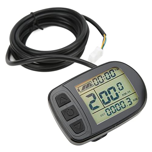 Alomejor LCD5 Electric Bike Display Meter, 72V Speed Meter Panel with Parameter Settings, Waterproof Digital Screen