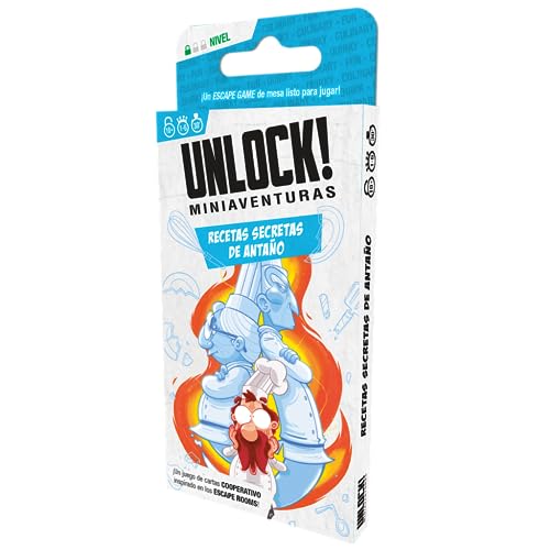 Asmodee | Unlock! Miniaventuras Recetas secretas de antaño