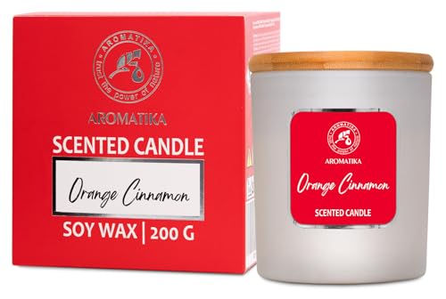 Duftkerze Zimt 150 g - 100% Reines Ätherisches Zimtöl - Aroma Kerze Natürlich - Duftkerze für Hause - Wunderschöner Intensiver Duft - Aromatherapie - Idee für Geburtstag - Weihnachten Duftkerze Zimt 150 g - 100% Reines Ätherisches Zimtöl - Aroma Kerze Natürlich - Duftkerze für Hause - Wunderschöner Intensiver Duft - Aromatherapie - Idee für Geburtstag - Weihnachten