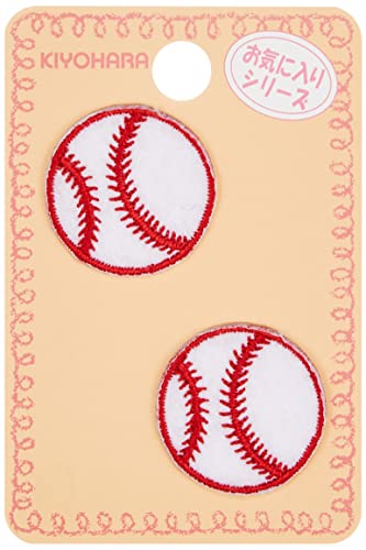 清原 KIYOHARA お気に入りシリーズ ミニワッペン 野球ボール 2個入り MOW783