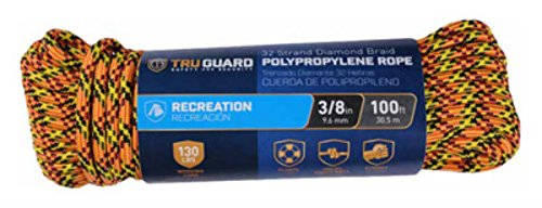 MibroGroup (The) 643601 Daimond Braided Strand TG 3/8x100 32 Poly Rope