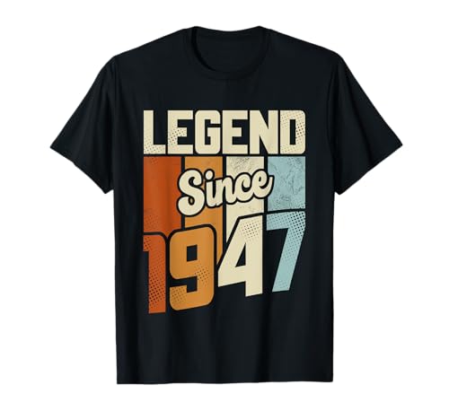 Vintage 1947 78 Birthday Decorations Men Women 78th Birthday Camiseta