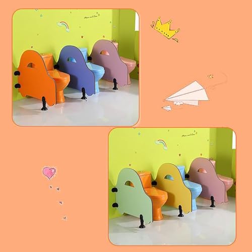 Pantalla de protección de inodoro con deflector de pie impermeable para niños 4