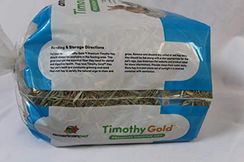 American Pet Diner 140 Timothy Gold Hay, 24 Oz,Blue #TOP3