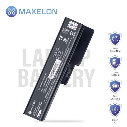 Maxelon BIS Certified Rechargeable Compatible Laptop Battery for Lenovo G Series G430 G450 G530 G550 G550-2958LEU 2958LFU 6 Cell Laptop Battery-... - Image 4