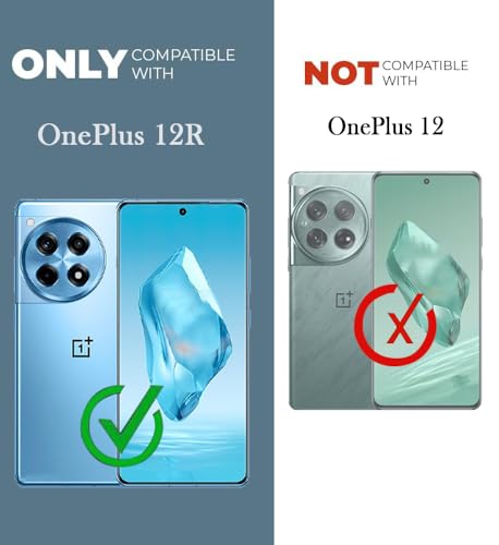 Image of Jkobi Shockproof Crystal-Clear Back Cover for OnePlus 12R 5G (Anti Yellow Case | Drop & Camera Protection | Hard Polycarbonate)