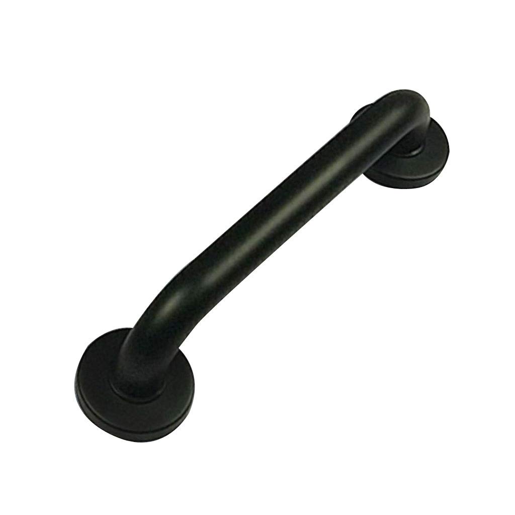 Fkxsxaz Black Bathroom Grab Bars Support Handle,Stainless Steel Shower Indoor Disabled Injury Kid Pregnant Woman Daily Living Aids Assist Safety Handle (Color : Size 45Cm)