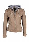 Damen Kurzjacke mit abnehmbarer Kapuze