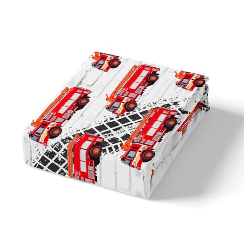 Housse de couette camion de pompier en microfibre douce facile à repasser - 7