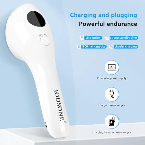Image of JODSONE Cordless Mini U V Portable Handheld Nail Lamp Rechargeable Model with LED Display Fast Drying for Home Traveling