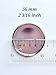 100 Pk - 2.25 inch Diameter Pin Buttons Sets for Badge Making Metal Parts 2 1/4