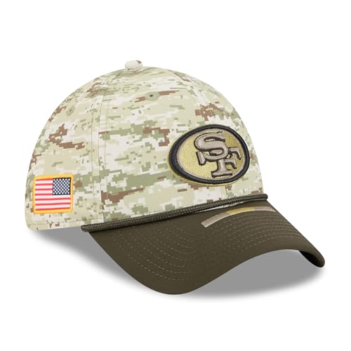 New Era Men's Camo San Francisco 49ers 2025 Salute to Service 39THIRTY Flex Hat