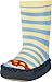 Produktbild Playshoes Kinder-Hüttenschuhe aus Baumwolle, Hausschuhe für Mädchen und Jungen mit rutschhemmender Sohle, mit Auto-Motiv