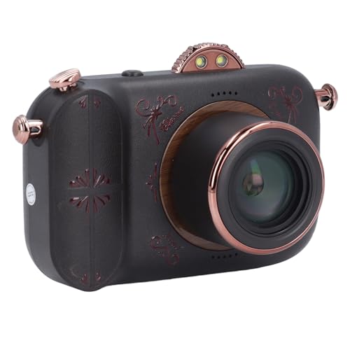 Cámara Digital de 96MP 5K, Cámara de Vlogging Vintage con Zoom Digital de 50x, Cámara de Viaje Antivibración con Pantalla IPS de 3,5 Pulgadas, Cámara DSLR con Luz de Relleno LED