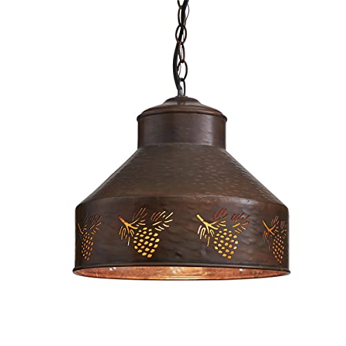 10X10 Kitchen Designs With Island Ideas Featuring Stylish Rolling Carts 6 Park Designs Pinecone Pendant Light Fixture | 10