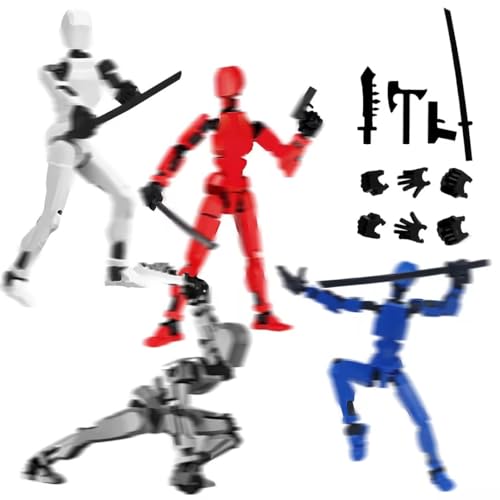 Ya en mundofriki.es: shallyong Figuras de Accion, 4 Piezas Figuras Articuladas, Figuras Articuladas t13, Figuras, Decoración de Mesa de Habitación, Regalo Biológico Infantil. (Tipo B)