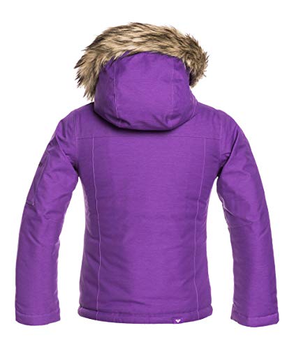 Roxy Girls Meade Warmflight Snow Jacket (Pansy (Ppr0), Large (12)) #TOP1