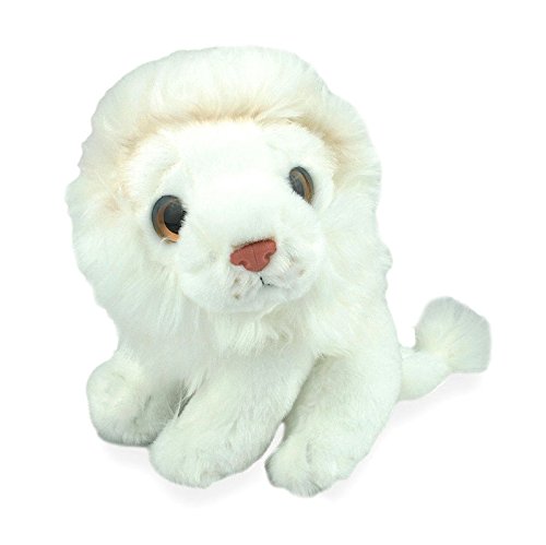 Wild Republic White Lion Plush, Stuffed 