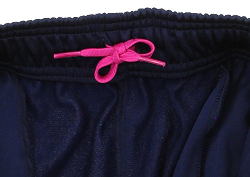 Umbro Girls Double Diamond Track Pants,Navy/Pink4