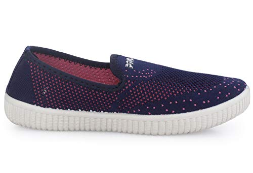 Image of Pro by Khadim's Textile Pink Slip-On Casual Shoe for Women