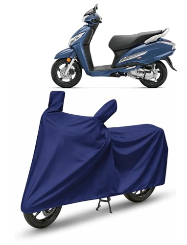 Image of Bike Cover for Honda Activa 125 with Side Mirror Pocket & Buckle Belt | HIGH Material Quality | Weather Resistant