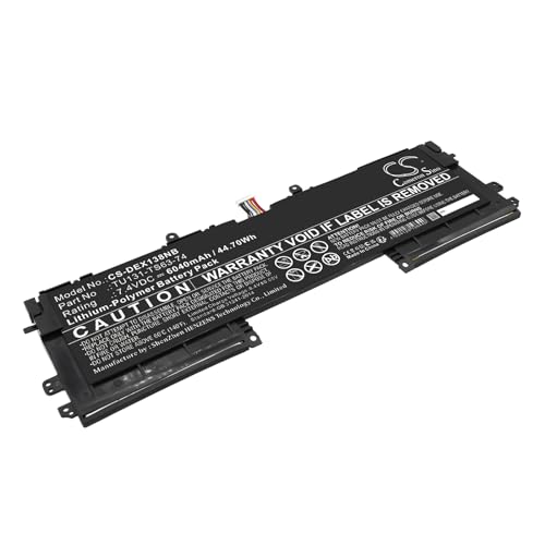 Tecnologia: Li-Polymer TECHTEK Batteria notebook 6040mAh compatibile con [DELL] Schenker S306, TU131, U13S881, XPS 13-8808, XPS 13D-8808, XPS13 8808, XPS13D-2501, XPS13D-2508, XPS13D-2608, XPS13D-2701, XPS13D-2708, XPS13D