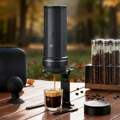 Image of zeroHero Portable Coffee Maker, Mini espresso machine with 20bar Pressure