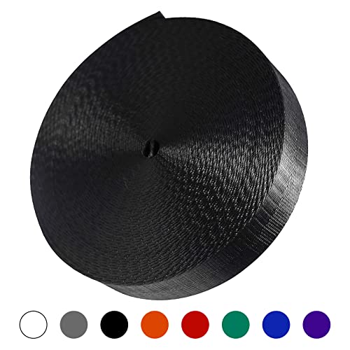 Dya 1 Inch Polypropylene Webbing For Crafting Diy Gear Repair Indoors And Outdoors 10, 25 & 50 Yards #TOP4