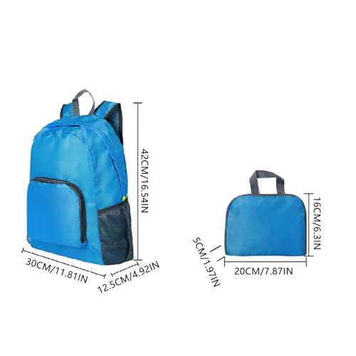 Bulk Lightweight Hiking Backpack Compact Travel Daypack For Outdoor Activities Mountaineering And (Black, One Size)3