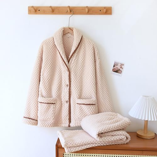 Womens Pants Sets Pants Pajamas PJ Sets for Women Velvet Flannel Thick Warm Thick Winter Fall Pants Sets 20252