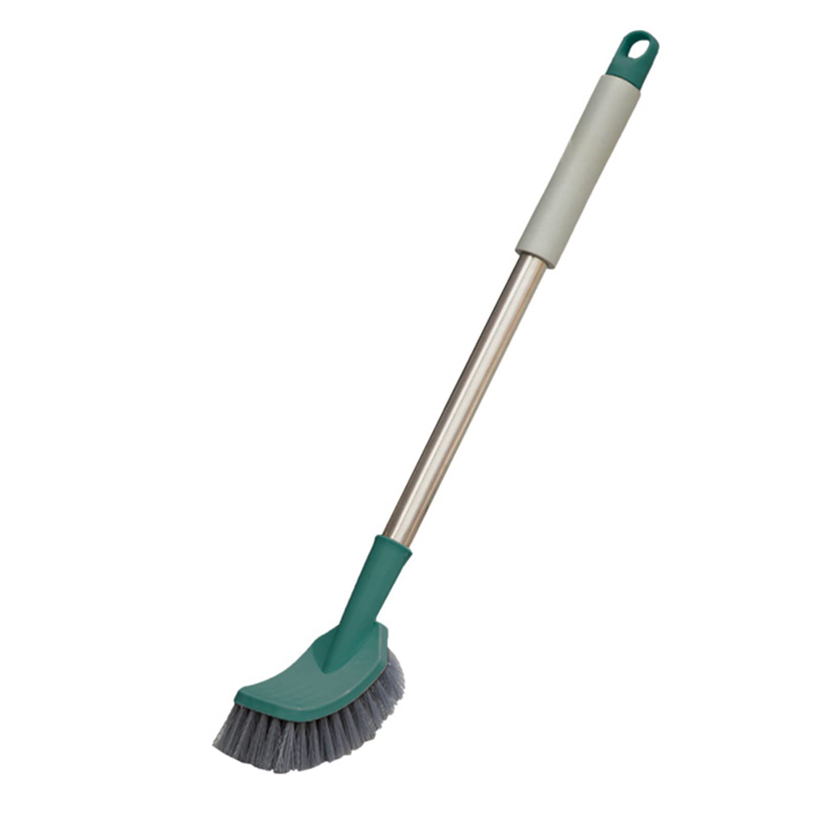 Bathroom Toilet Bowl Brush with Long Antislip Handle Curved Angled Wall Hanging Scrubber Tool Household Gadget