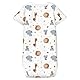 NAME IT Unisex Baby Nbnbody 2p Ss Beige Animal Noos, Bright White, 56
