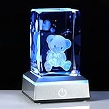 誕生日 女性人気 母親 妻 彼女 プレゼント【正規品】K9クリスタル プーさん くま LEDライトベースUSB充電