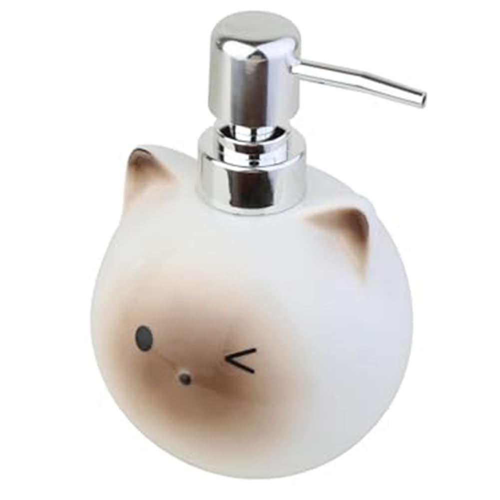 Aboiled D Aboile Ceramic Han Soap Refill Bottle Bathroom Push Shampoo Refill Bottle Cute Shower Gel Lotion Bottle