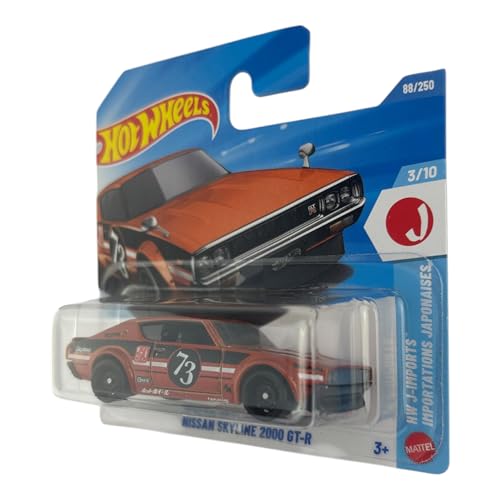 Hot Wheels Nissan Skyline 2000 GT-R a escala 1:64 miniatura 2