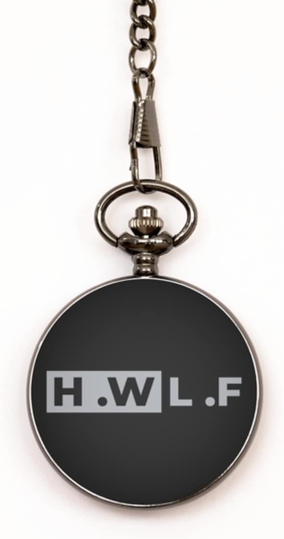 Motivational Christian Pocket Watch, H.W.L.F, Inspirational Christmas, Family, for Christian Men, Women, Girls & Boys